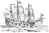 Рисунок корабля «Орел»