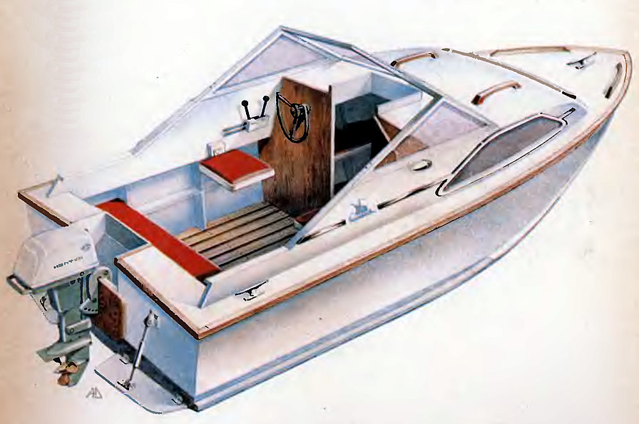 Рисунок мини-катера «Арго-73»
