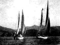 «Русь» и «Гренада» во время совместного выхода в бухту Врангеля