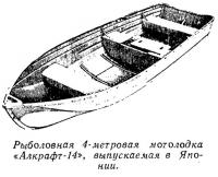 Рыболовная 4-метровая мотолодка «Алкрафт-14»