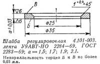 Шайба регулировочная 4.101-003