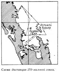 Схема дистанции 270-мильной гонки