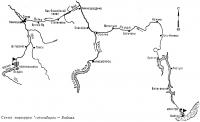 Схема маршрута Новосибирск — Байкал