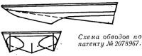 Схема обводов по патенту №2078967