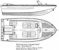 Шестиместный пластмассовый катер Коронадо-16