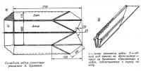 Складная лодка, сконструированная Л. Орловым