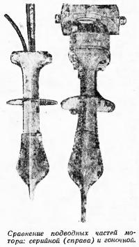 Сравнение подводных частей мотора