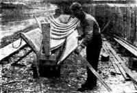 Ставятся первые бортовые доски