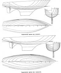 Теоретический чертеж яхты