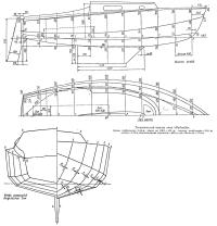 Теоретический чертеж яхты «Надежда»