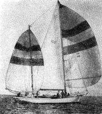 «Тикондерога» — первая яхта, достигшая финиша