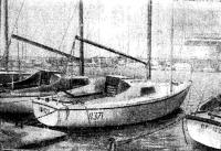 Три яхточки типа «Нефрит» в гавани Одесского яхт-клуба