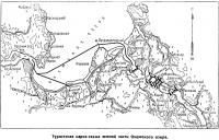 Туристская карта-схема южной части Онежского озера