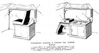 Устройство камбуза в кокпите (на правом борту)