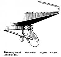 Винто-рулевой комплекс лодки «Мисс Англия II»