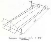 Заготовка закладки