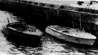 Два серийных глиссирующих катера — типа «КС-2» (слева) и «КС(М3)»