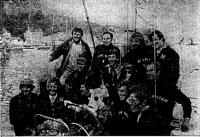Экипаж победителя гонки — яхты «Грейт Бритн II»