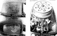 Капот с пусковым механизмом и общий вид мотора