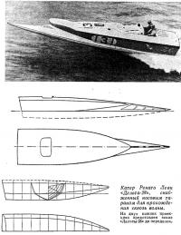 Катер Ренато Леви «Дельта-28»