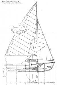 Конструкция, обводы и парусность яхты «Малыш»