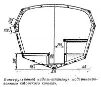 Конструктивный мидель-шпангоут модернизированного «Морского конька»
