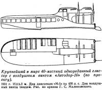 Крупнейший в мире 40-местный однореданный глиссер с воздушным винтом «Автодор-16»