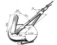 Легкий малогабаритный якорь
