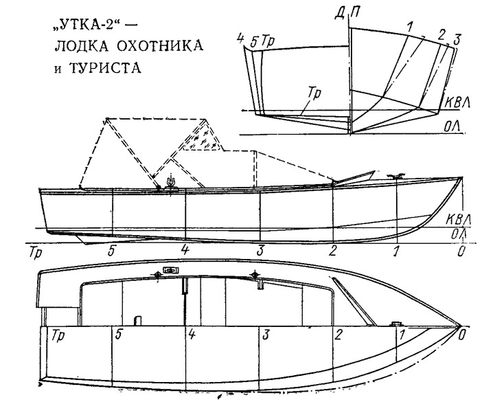 Чертежи лодки из фанеры для ветерка 8