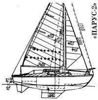 Малая килевая яхта «Парус-2» {по проекту)