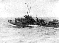 Малый охотник «МО-062» выходит в дозор. Черноморский флот, 1942 г.