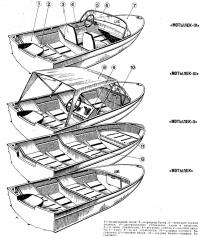 Модификации и устройство лодки «Мотылек»