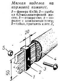 Мягкая наделка на кормовой комингс