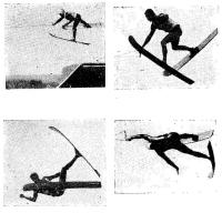 На этих снимках показаны различные варианты неудачных прыжков