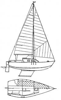 Общее расположение и план парусности
