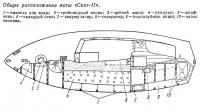 Общее расположение яхты «Скат-II»