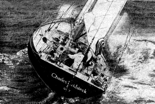 Одча из лучших однокорпусных яхт 20,4-метровая «Шарль Хейдсик III», занявшая 9-е место