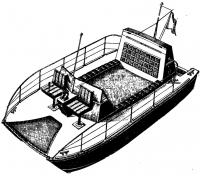 Палубная лодка-катамаран конструкции Д. Бича (США)