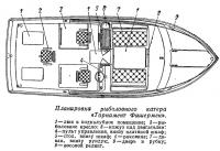 Планировка рыболовного катера «Торнамент Фишермен»