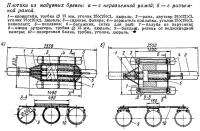 Плотики из надувных бревен