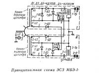 Принципиальная схема ЭСЗ МБЭ-1