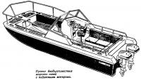 Проект двадцатиместных морских саней с подвесными моторами