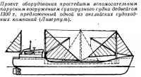 Проект оборудования простейшим вспомогательным парусным вооружением