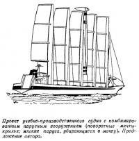 Проект учебно-производственного судна с комбинированным парусным вооружением