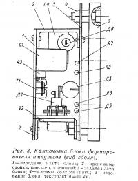 Рис. 3. Компоновка блока формирователя импульсов