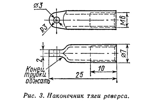 Рис. 3. Наконечник тяги реверса - картинка из статьи «Консультации по ...