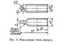 Рис. 3. Наконечник тяги реверса