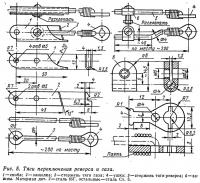 Рис. 5. Тяги переключения реверса и газа