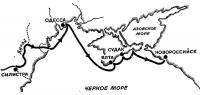 Схема плавания по Черному морю