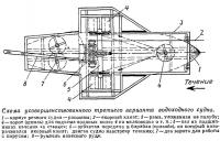 Схема усовершенствованного третьего варианта водоходного судна